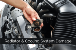 Radiator and Cooling System Damage from fender bender- Coon Rapids Collision