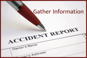 What to do after a car accident- Gather Information