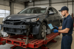 Frame Straightening process Coon Rapids Collision
