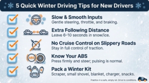 New Driver Winter Driving Tips