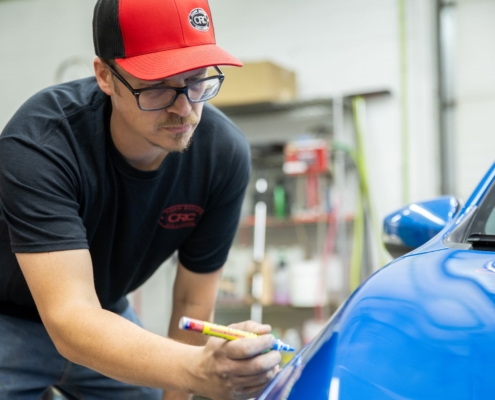 Paintless Dent Repair preparations- Coon Rapids Collision