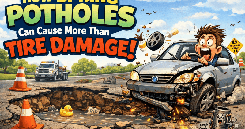Potholes Can Cause More Than Tire Damage